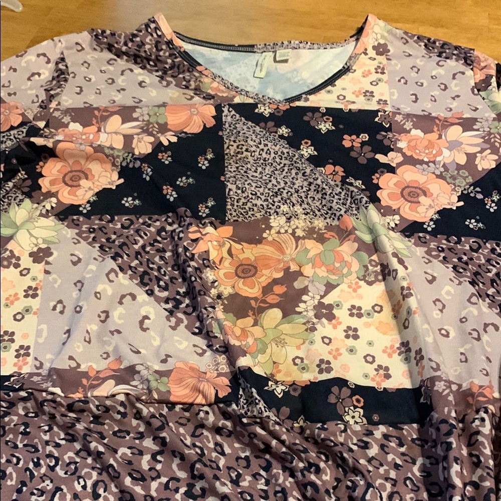 Floral Patchwork Blouse - image 6